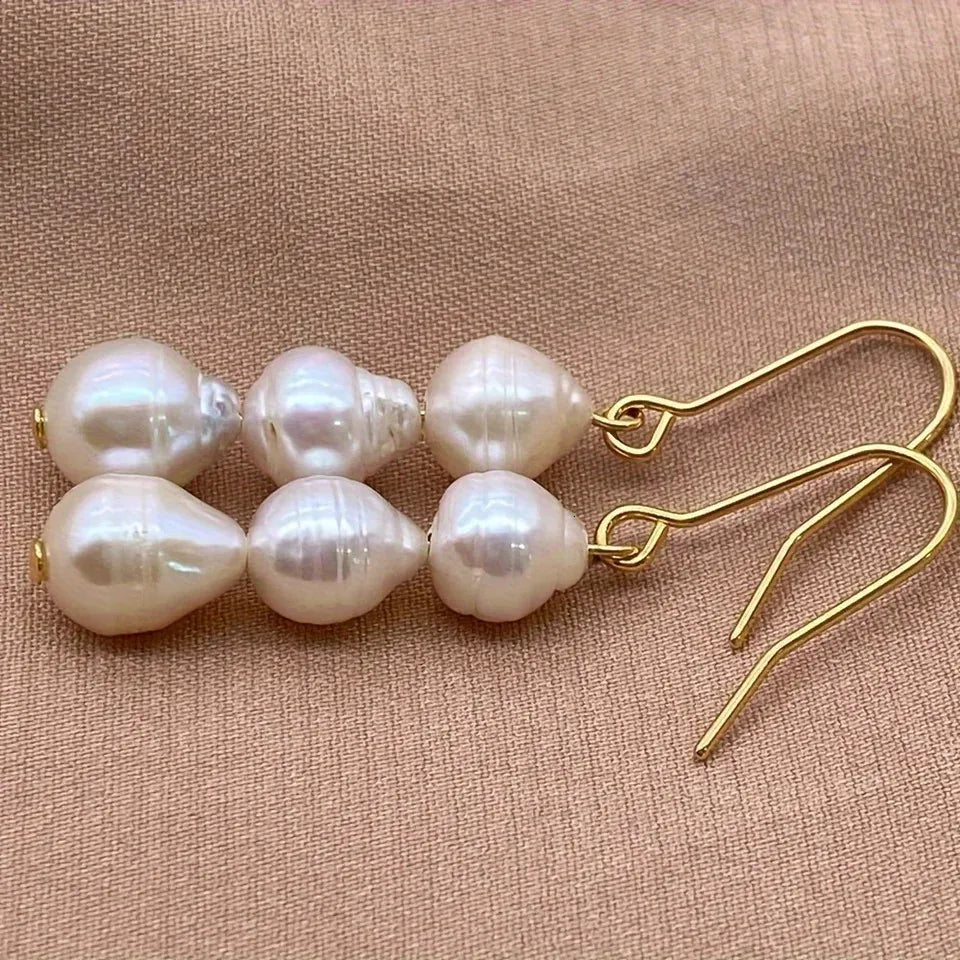 Elegant Baroque Pearl Earrings
