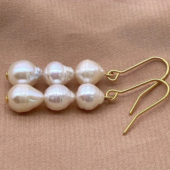 Elegant Baroque Pearl Earrings
