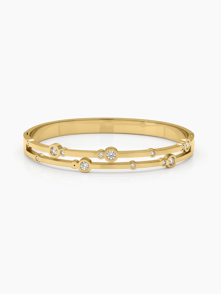 Aireya Diamond 18K Gold Plated Band Bracelet