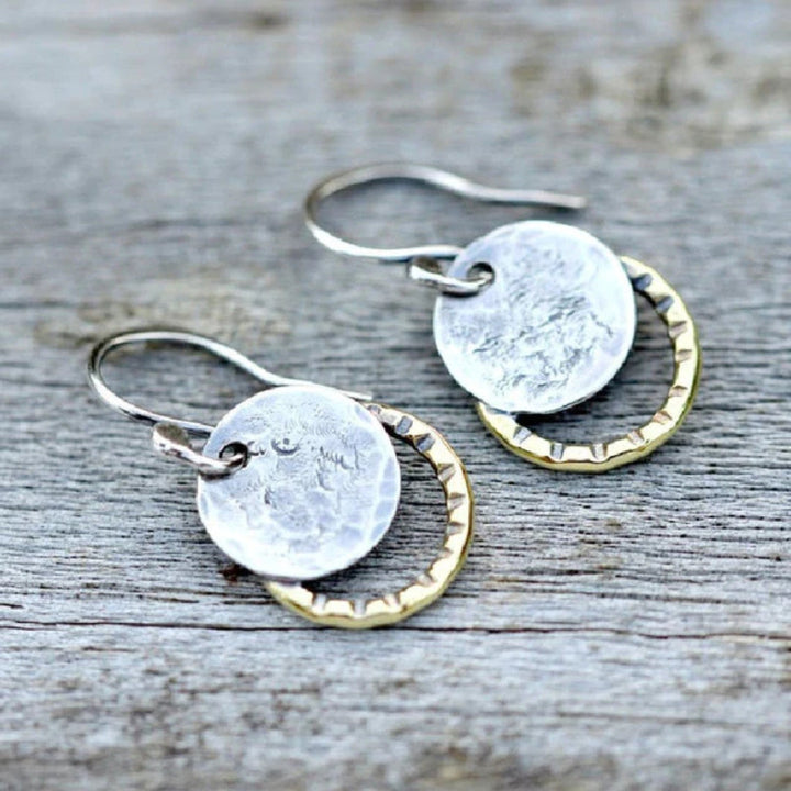 Vintage Gold &amp; Silver Plate Earrings