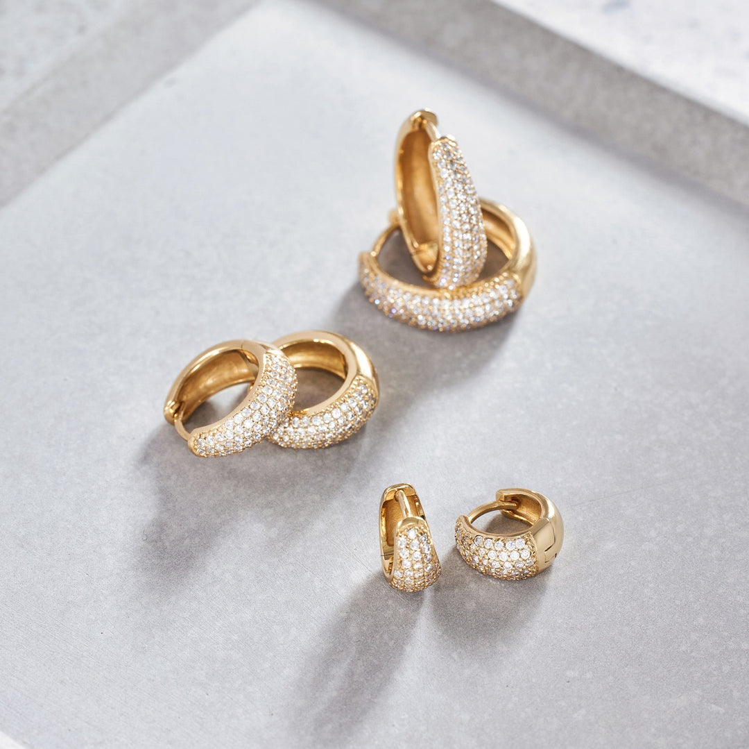 Jules Mini Hoops | Gold 16k