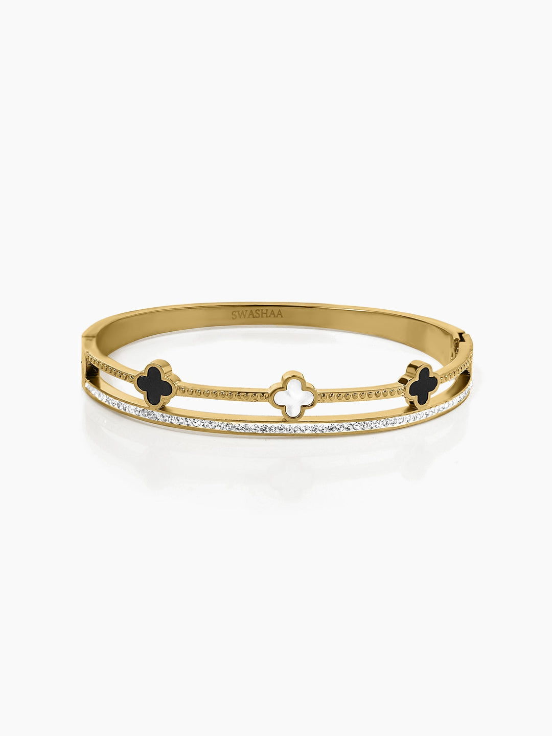 Kinsley Clover 18K Gold Plated Bracelet
