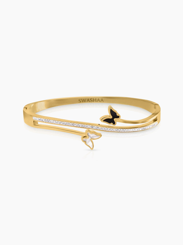 Meghan Butterfly 18K Gold Plated Bracelet