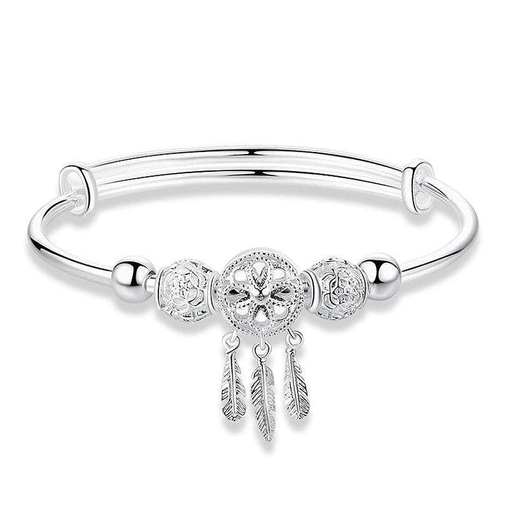 925 Silver Adjustable Dreamcatcher Bracelet