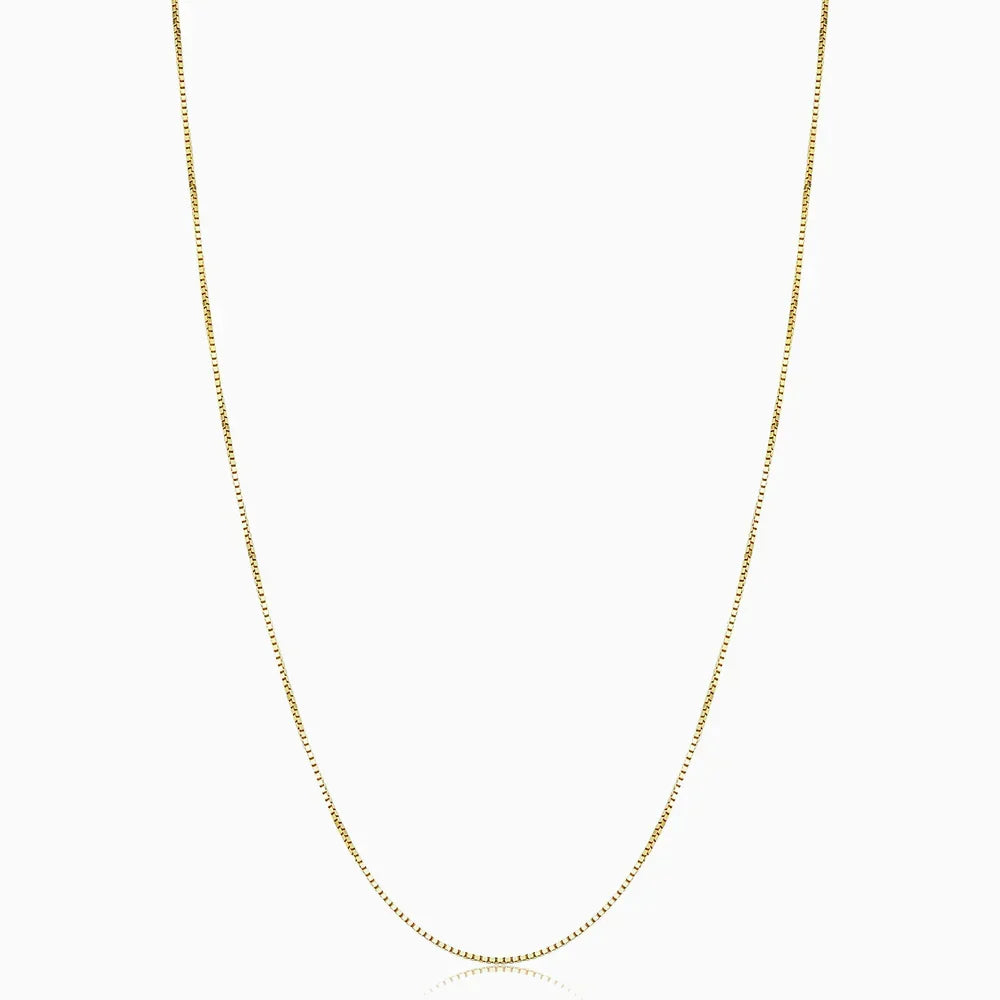 Bodega Box Necklace | Gold