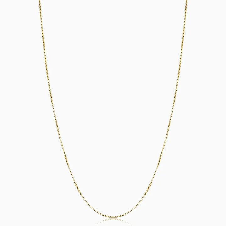 Bodega Box Necklace | Gold