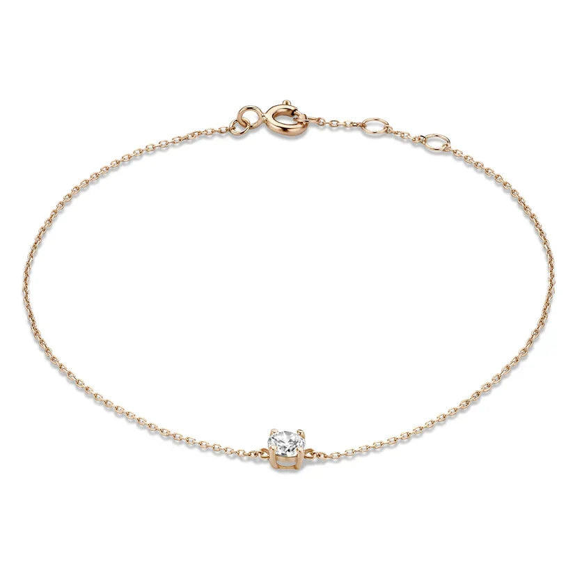 ClÃ©a Stone Bracelet | White Gold