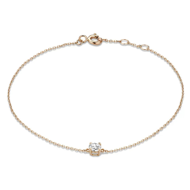 ClÃ©a Stone Bracelet | White Gold